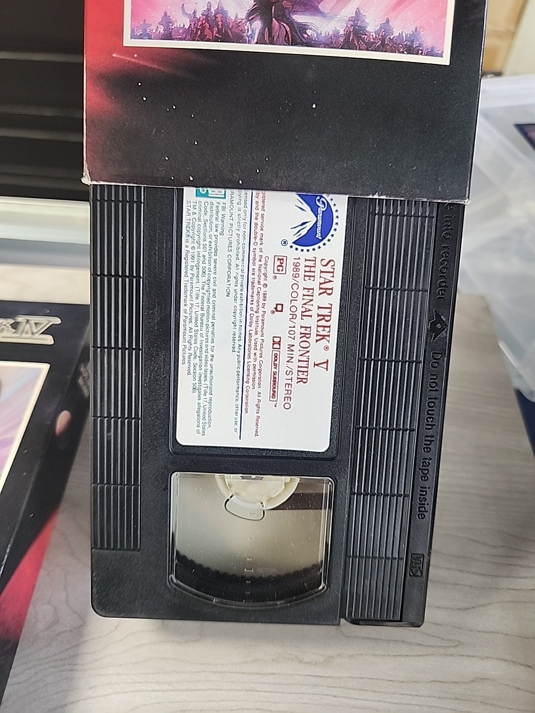 Star Trek The Movies 25th Anniversary Collection VHS 5 Films Original Case Cert