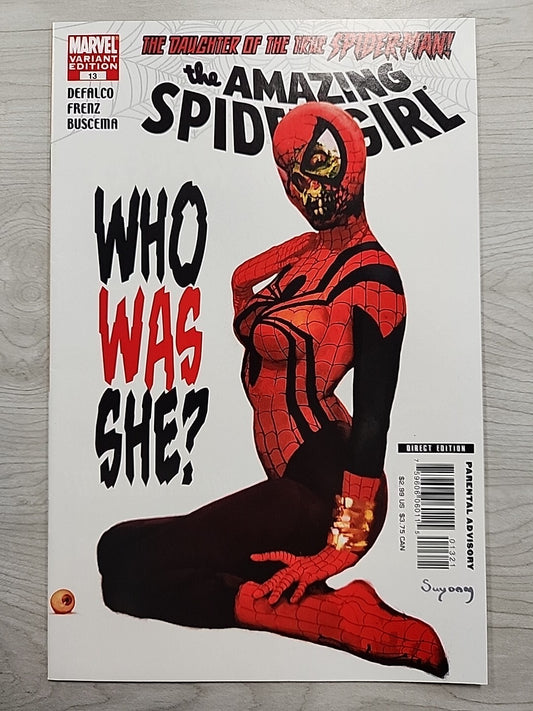 The Amazing Spider-Girl #13 (2007, Marvel) VF Arthur Suydam Zombie Variant
