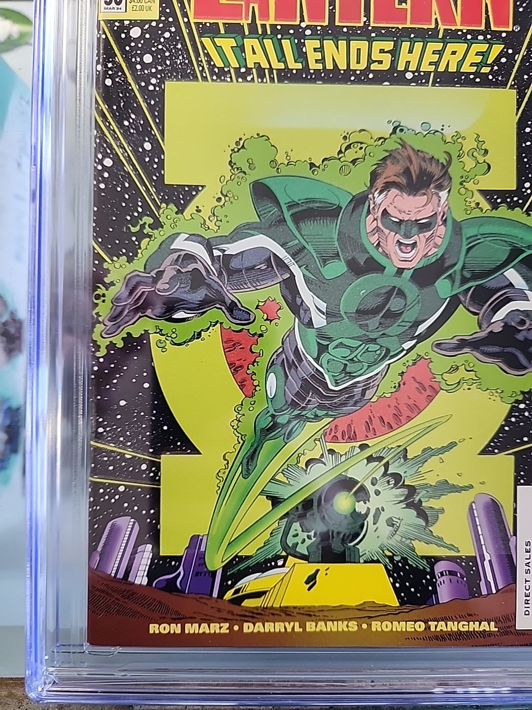 GREEN LANTERN #V3 #50 CGC 9.8 1st App Kyle Rayner As Green Lantern GITD