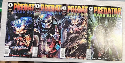 Predator: Dark Rivers #1-4 Complete Run Dark Horse 1996 VF #1 Newsstand 