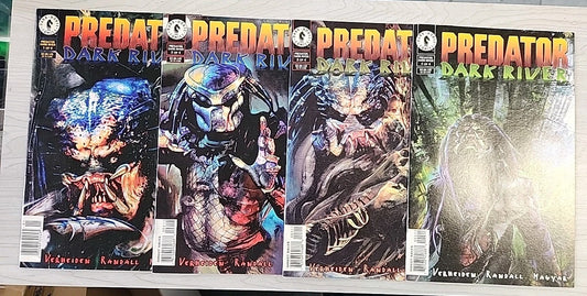 Predator: Dark Rivers #1-4 Complete Run Dark Horse 1996 VF #1 Newsstand 