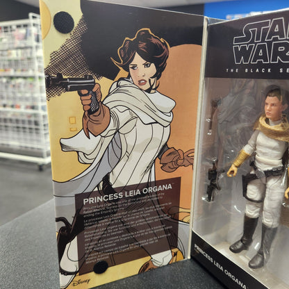 Star Wars The Black Series: Princess Leia Organa Action Figure Comic Book 