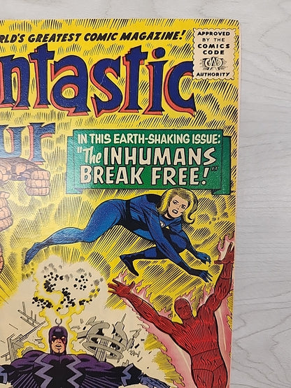 Fantastic Four #59 FN 1967 Marvel Comics Inhumans Dr Doom Lee Kirby Silver Age
