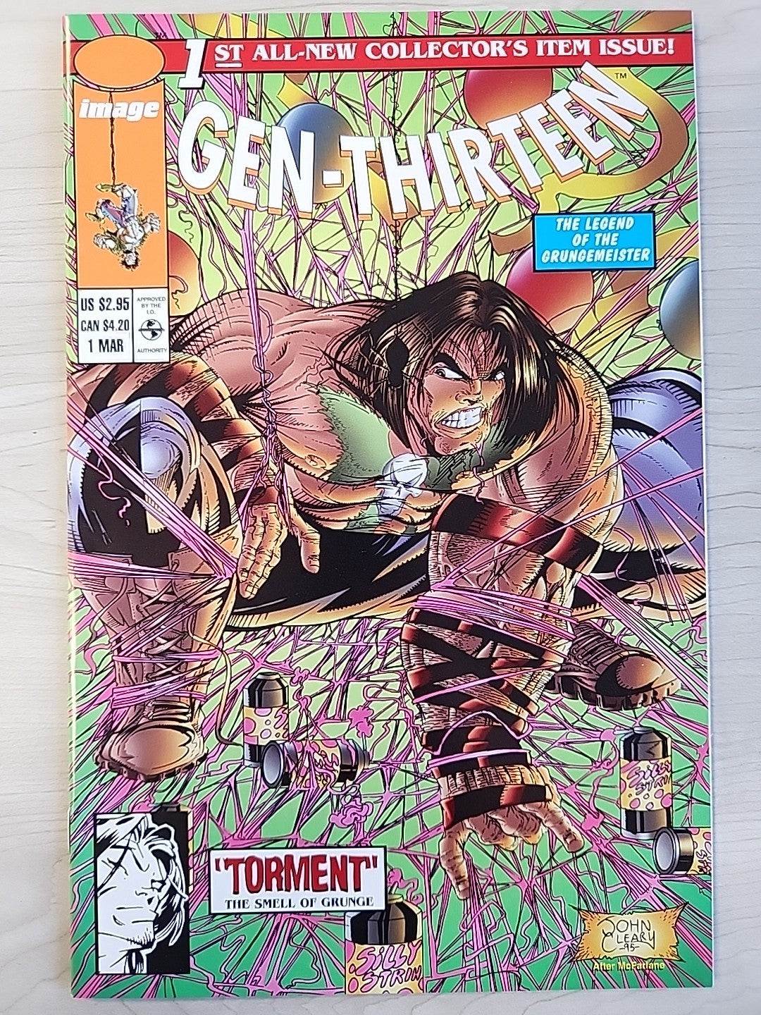Gen 13 Thirteen #1 Image Comics 1995 Spider-Man #1 Homage Variant Cover VF/NM 