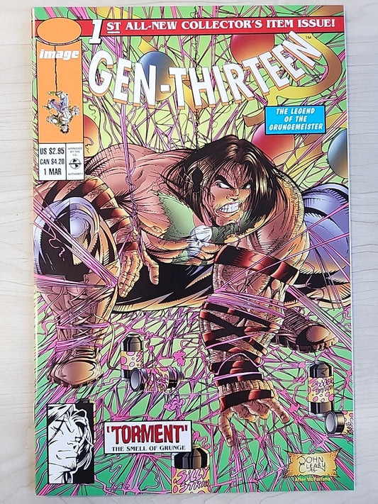 Gen 13 Thirteen #1 Image Comics 1995 Spider-Man #1 Homage Variant Cover VF/NM 