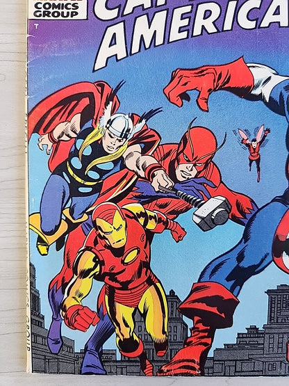 Marvel King-size Special THE AVENGERS No. 3 (1969) Captain America Joins FN