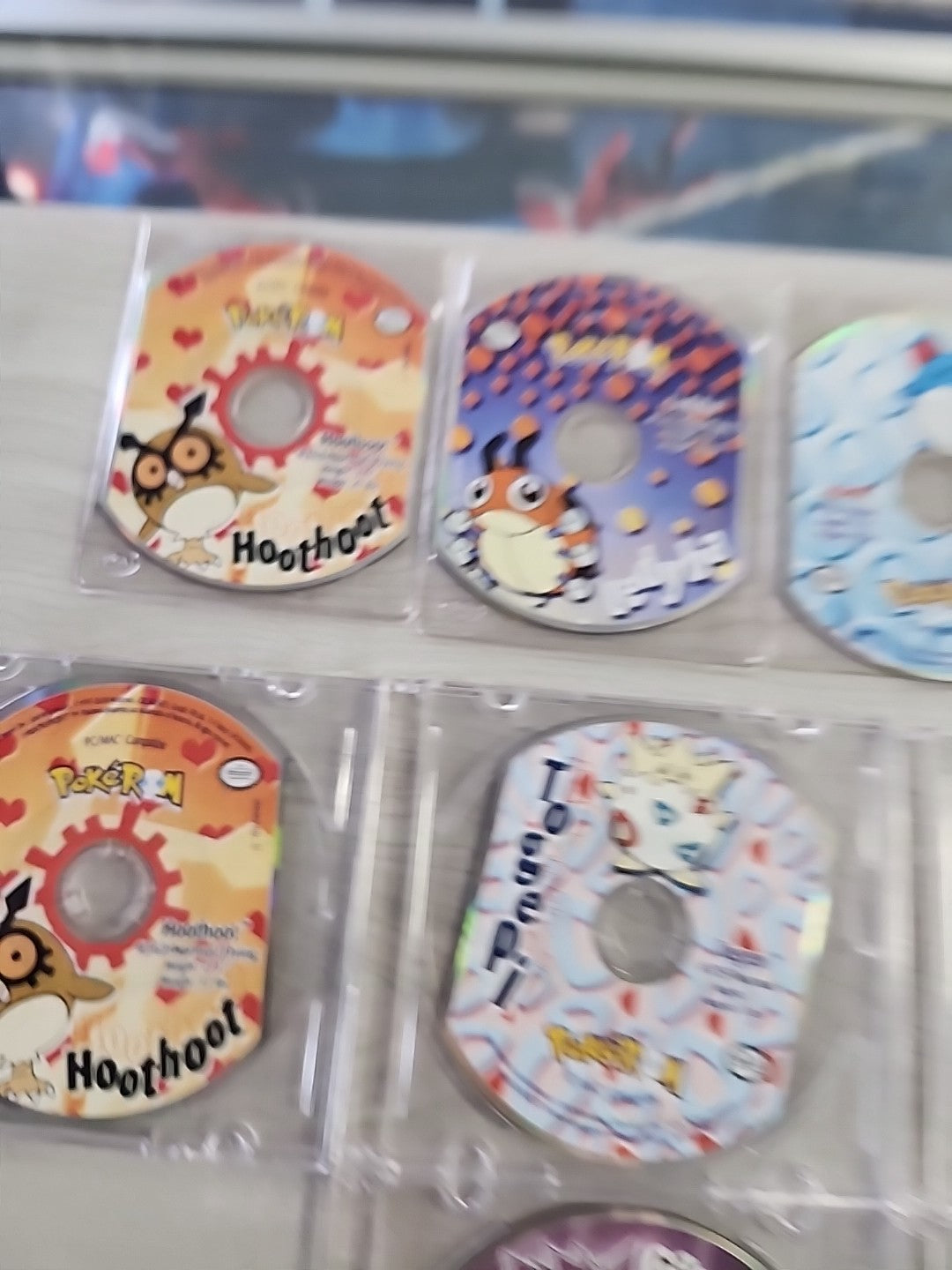 Pokemon PokeRom CD-ROM Lot Of 14 Bulbasaur Gengar Squirtle Lugia Hoothoot Ledyba