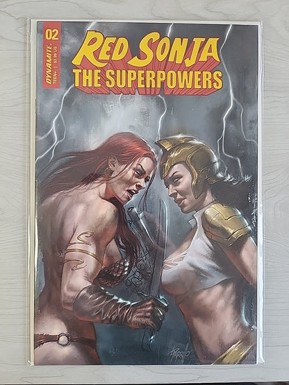 Red Sonja The Superpowers #1-5 Complete Series Lot NM Dynamite Parillo Covers