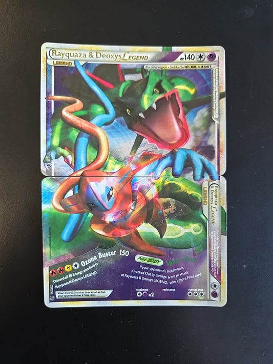 Pokémon TCG Rayquaza & Deoxys LEGEND (Both Halves) Undaunted 89+90/90 Holo