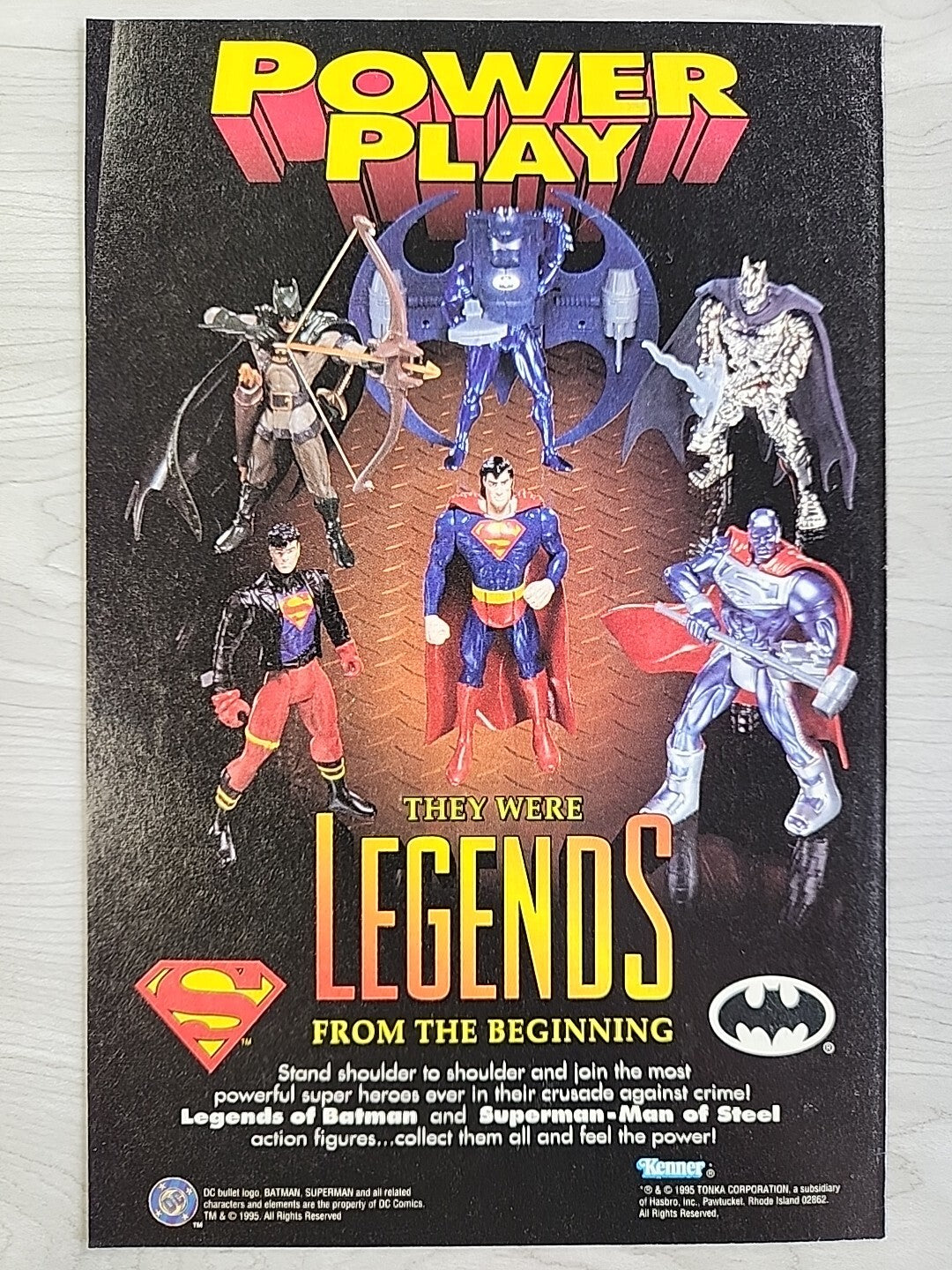 Superman The Man of Steel #19 Doomsday Mattel Reprint + 1995 Kenner #1 A & B Lot