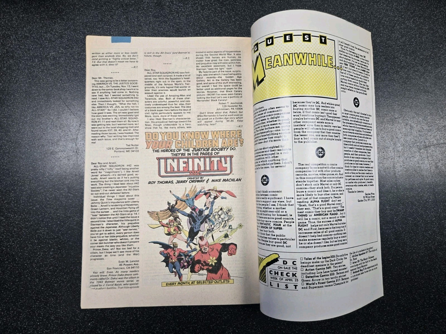 All-Star Squadron 47 - McFarlane , Dr. Fate - Newsstand Edition - Key Issue