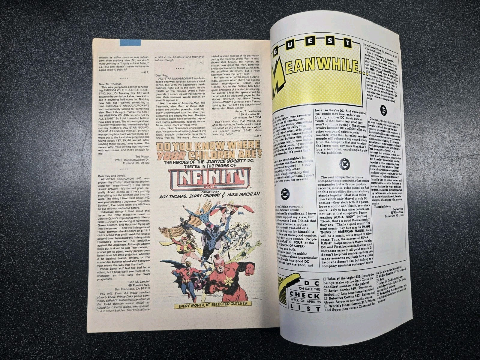 All-Star Squadron 47 - McFarlane , Dr. Fate - Newsstand Edition - Key Issue