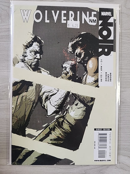 Marvel Wolverine Noir Issues 1-4 Limited Series Moore & Smith 2009 Plus Variant
