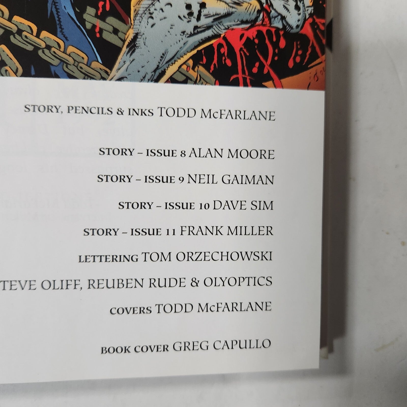 SPAWN ORIGINS COLLECTION BOOK 1 HC HARDCOVER IMAGE MCFARLANE WITH BOOK 2
