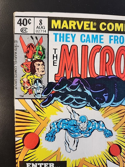 The Micronauts #8 VF 1st Appearance of Captain Universe Marvel Comics 1979