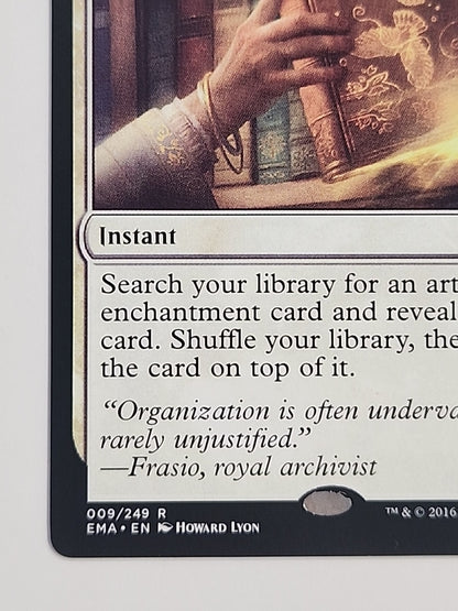 MTG Enlightened Tutor 009/249 NM Eternal Masters Magic The Gathering LP