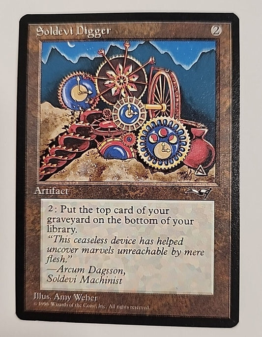 MTG Soldevi Digger Alliances LP Artifact Rare MAGIC THE GATHERING English