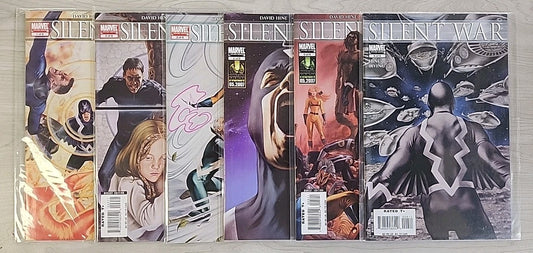 Silent War #1-6 Complete Set 1 2 3 4 5 6 Lot (2007 Marvel Comics) Black Bolt FF