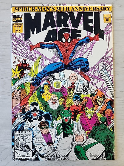 Marvel Age #114 NM Direct 30th Anniversary 2099 Early Carnage (1992 Marvel)
