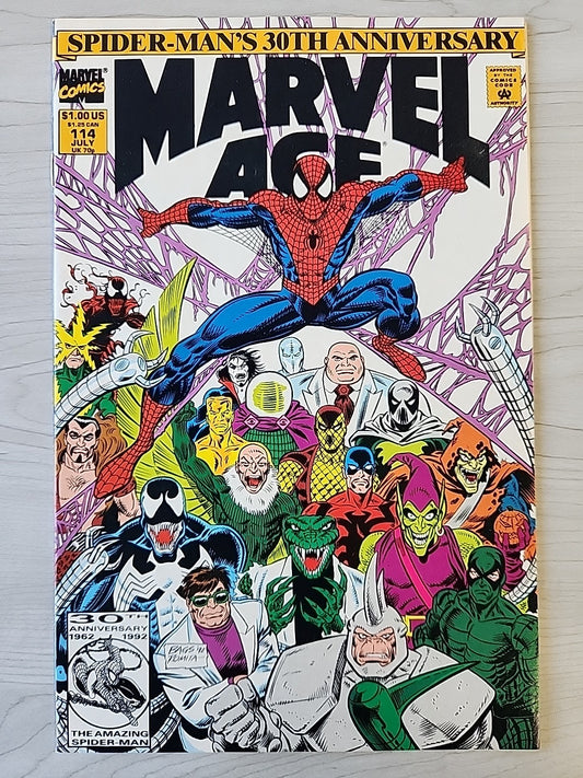 Marvel Age #114 NM Direct 30th Anniversary 2099 Early Carnage (1992 Marvel)