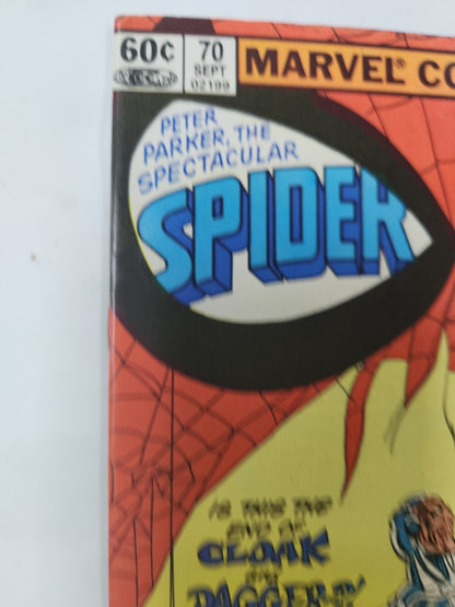 Spectacular Spider-Man # 70 - 3rd Cloak & Dagger Lot Of 2 Newsstand & Direct