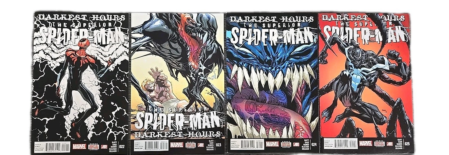 Superior Venom Set - Superior Spider-Man 22,23,24,25 Lot - Key Issues