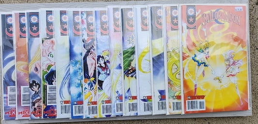 Sailor Moon Chix Comix Mixx Entertainment Great Shape Lot Of 14 Tokyo Pop VF/NM
