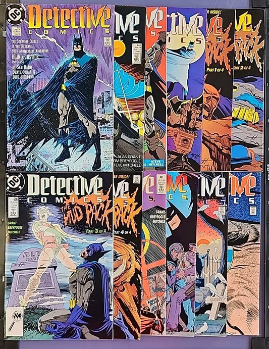 Detective Comics Lot of 12 600-611 608 609 DC (1989) 1st Series Batman