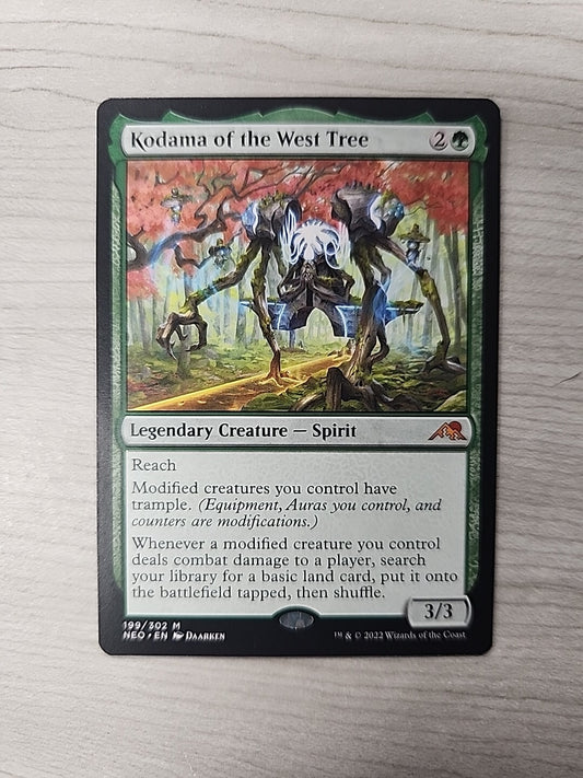MTG Kodama Of The West Tree NEO 199/302 Regular Magic The Gathering