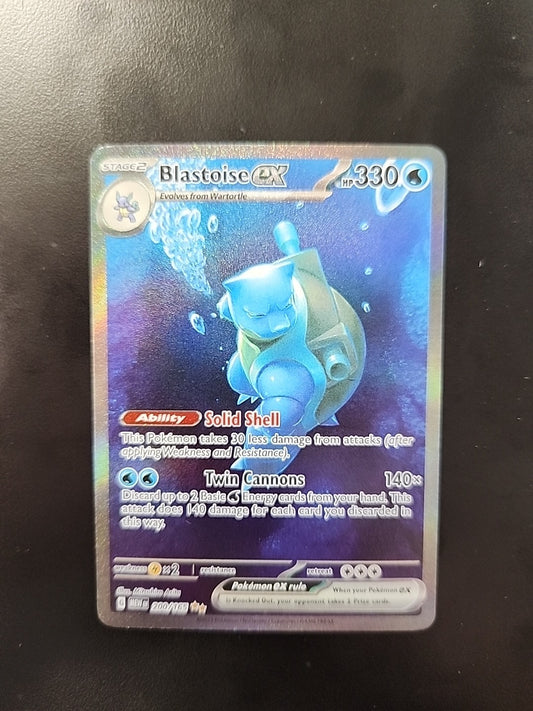 Blastoise ex 200/165 Sv: Scarlet & Violet 151 Holo