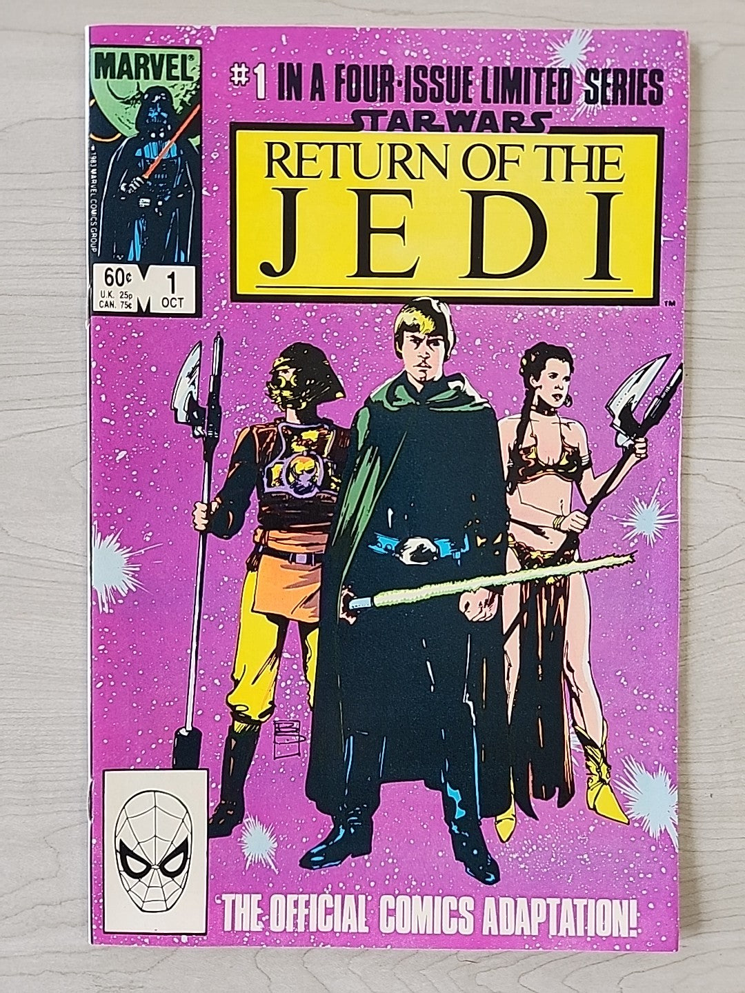 Star Wars: Return of The Jedi  Limited Series Issues 1-4 NM Marvel Comics 1983