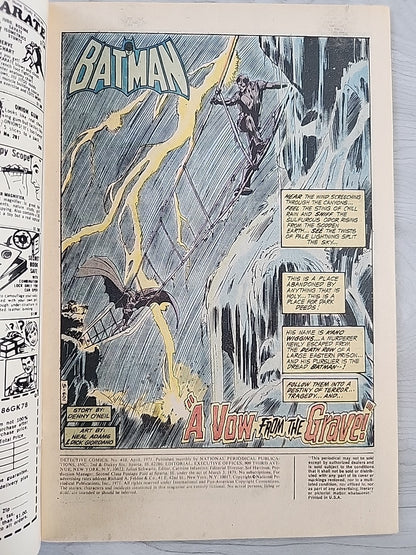 DETECTIVE COMICS #410 April 1971 DC Comics NEAL ADAMS ART FN+/VF 7.0