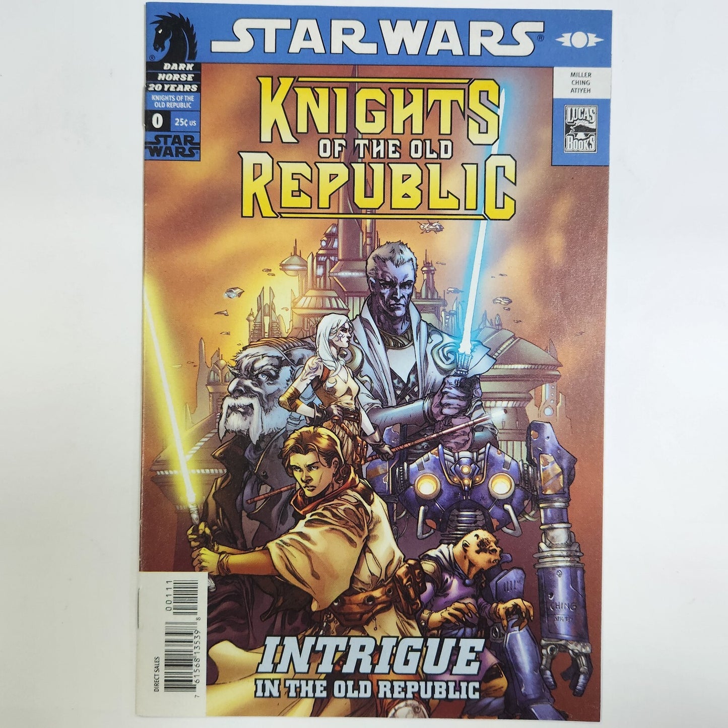 Star Wars Knights of the Old Republic #0 1st app Squint (Malak) HTF VF+