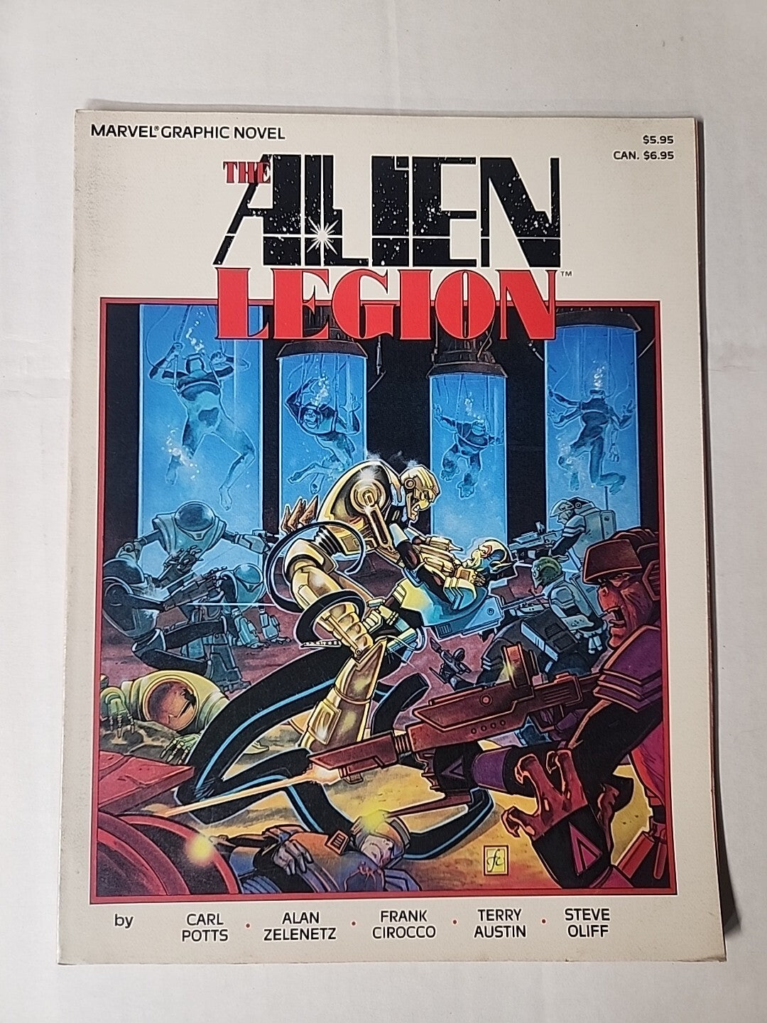 The Alien Legion A Grey Day to Die  Marvel Graphic Novel 1986 VF