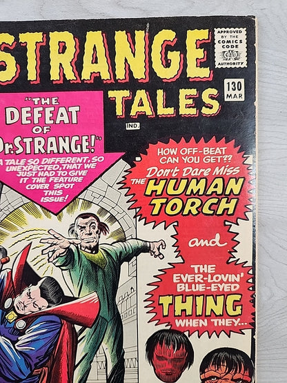Strange Tales #130 VG/FN 5.0 Cameo by The Beatles! 1965 Jack Kirby Marvel