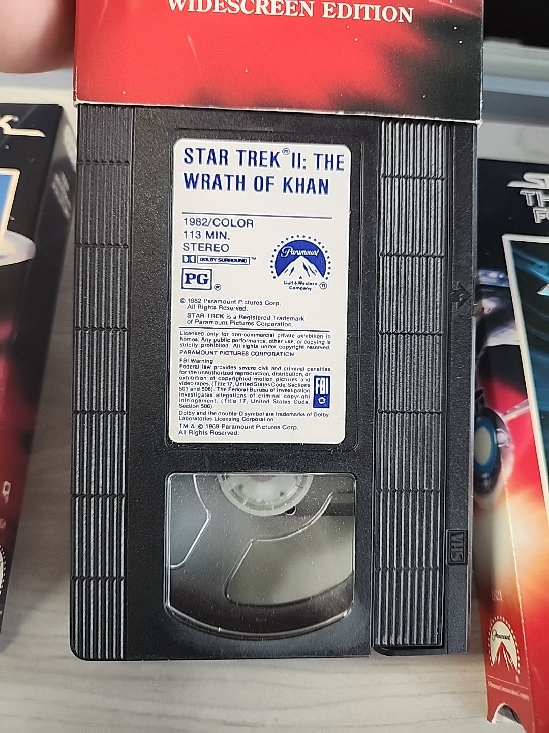 Star Trek The Movies 25th Anniversary Collection VHS 5 Films Original Case Cert