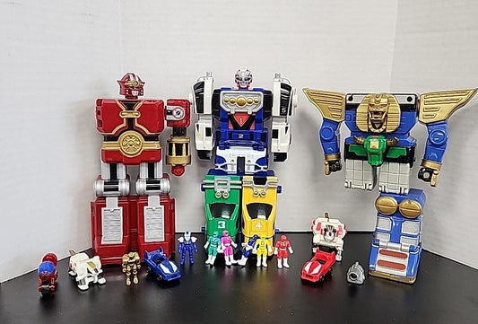 Power Rangers Turbo micro playset Megazord Zeo Red And More Lots Of Extras