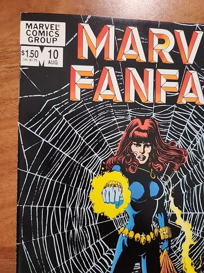 Marvel Fanfare 10 11 12 NM High Grade Black Widow Origin George Perez Key Issue
