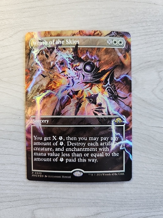 MTG Wrath of the Skies 0325 Borderless Foil Modern Horizons 3 Magic English