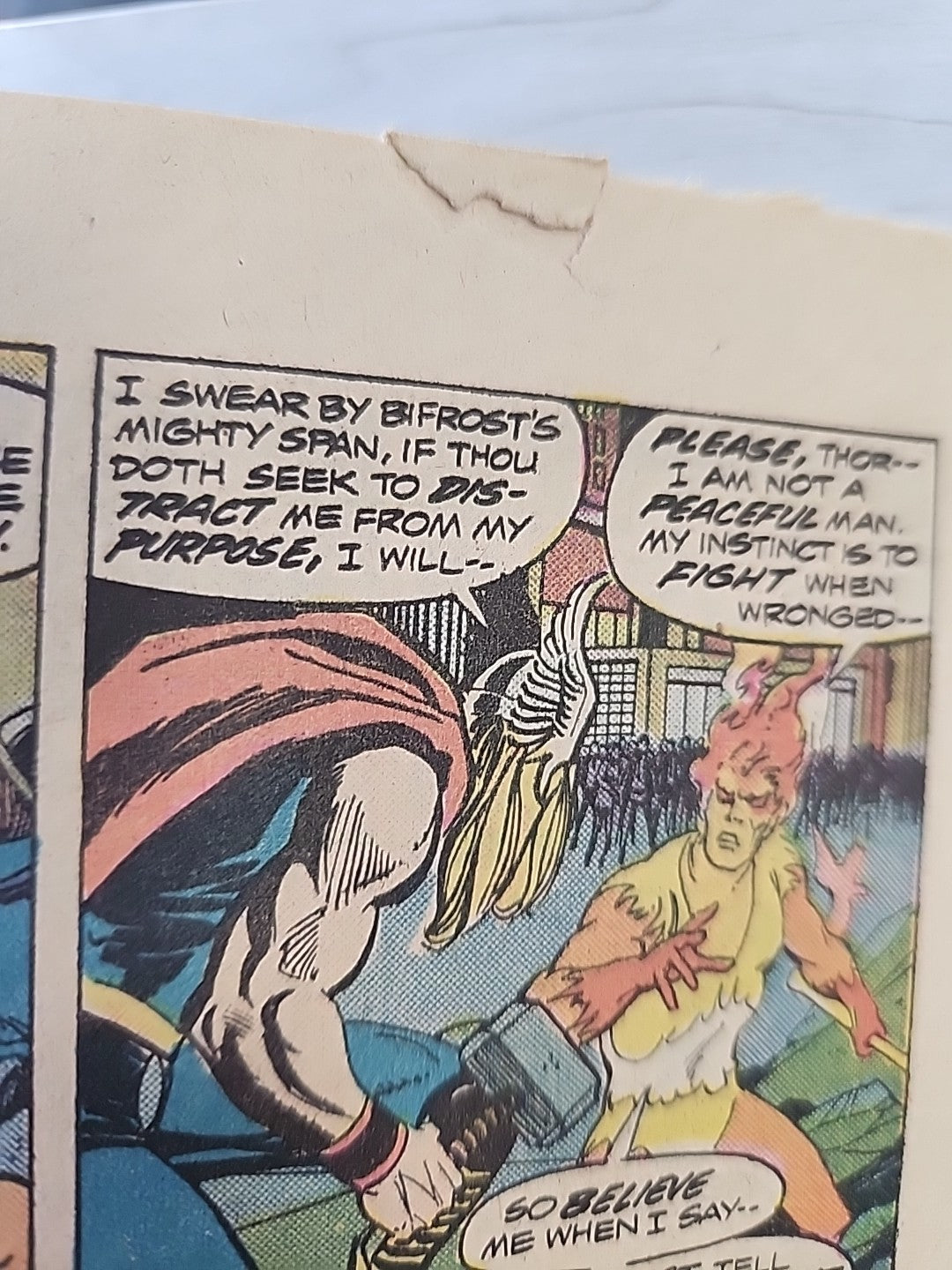 The Mighty Thor #232 MARK JEWELERS MILITARY INSERT Marvel Comics 1974 Higher Gr