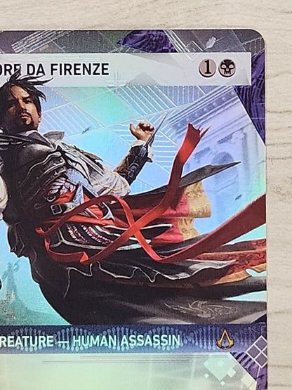 MTG Ezio Auditore da Firenze Showcase Textured Foil Assassin's Creed NM