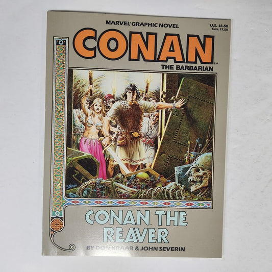 CONAN THE REAVER Graphic Novel (Marvel Comics 1987) -- VF/NM