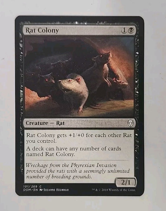MTG Rat Colony DOM 101/269 Regular NM Magic The Gathering Common