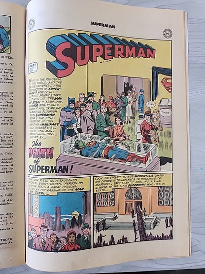 Superman 149 VG Lex Luthor, Supergirl! Jerry Siegel, Curt Swan 1961 DC Comics