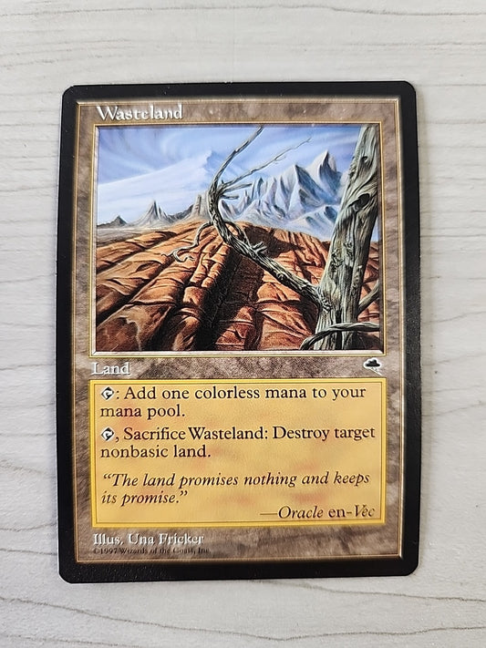 MTG Wasteland Tempest Uncommon #330 English LP Magic The Gathering