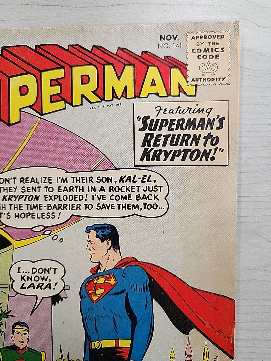 Superman (1939) #141 1960 1st App Lyla Lerrol Curt Swan VG+