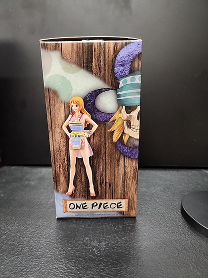 One Piece Banpresto DXF The Grandline Lady Wanokuni V8 Nami Figure B Model Open