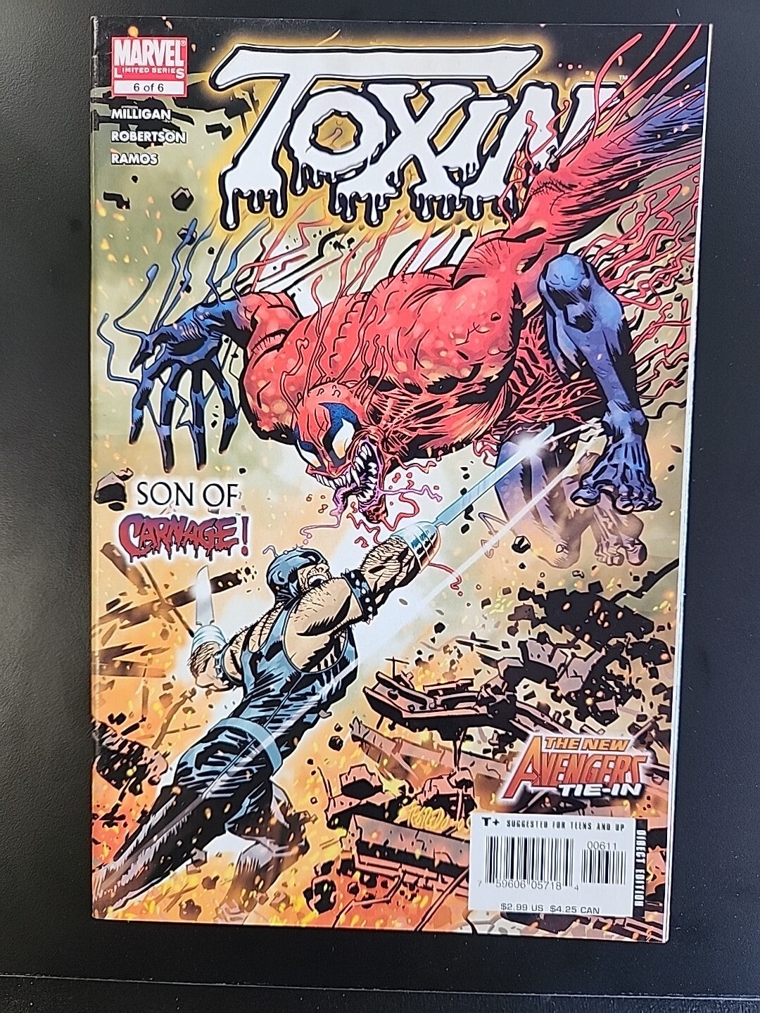 Toxin #1 2 3 4 5 6 Complete Set Venom Carnage F/VF