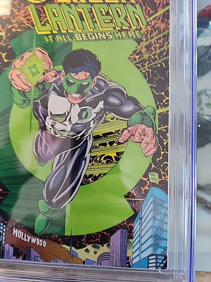 Green Lantern V3 #51 CGC 9.8 WP Newsstand 1st Kyle Rayner's New Costume 
