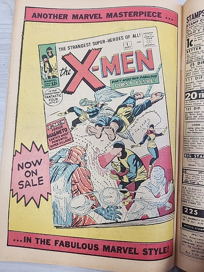 Fantastic Four 19 1963 VG- Lee Kirby/Reinman 1st Rama-Tut (Kang) KEY X-Men 1 Ad